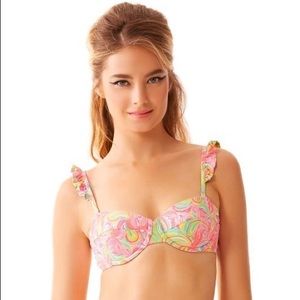 *WORN ONCE* Lilly Pulitzer bikini top